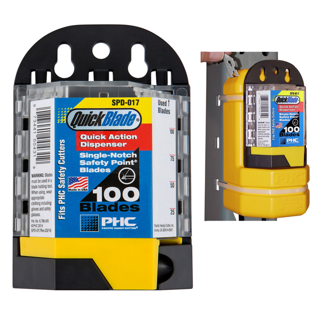 Blade Bank SPD-017 Safety Point 100 Blade Dispenser (fits on blade banks)