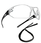 SLAM Bolle Wraparound Fit Panoramic Safety Glasses & Cord