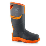 Buckbootz BBZ9000 Safety Wellington Hi-Viz Orange