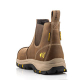 Buckbootz Wizardz Dealer Boot Brown Steel Toe