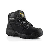 Buckler Boots BSH009BK Buckshot S3 Waterproof Safety Boot Black Crazy Horse Leather