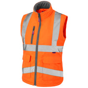 Leo Sandymere Hi Vis Body Warmer Ladies Railway Clothing