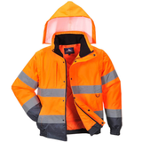 Extreme Cold Coat & Bodywarmer Combo Hi Vis Class 3 & Railspec (orange)