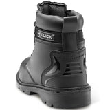 Beeswift Safety Boots Black Leather S1P TPU Heel Support