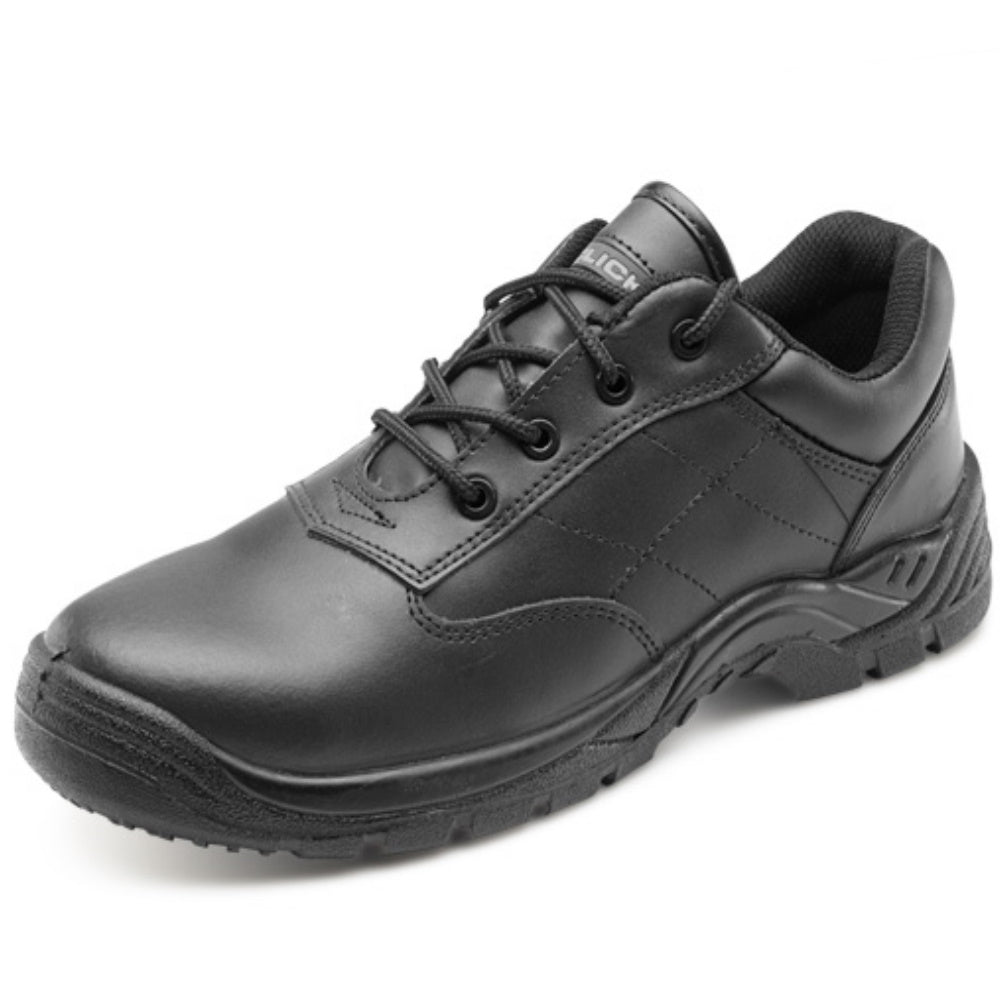 Beeswift Composite Safety Shoes S1P Black Metal-Free Leather Work Shoes