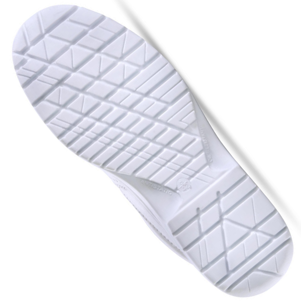 Micro-Fibre Tie Safety Shoe S2 White EN ISO 20345 Food Industry