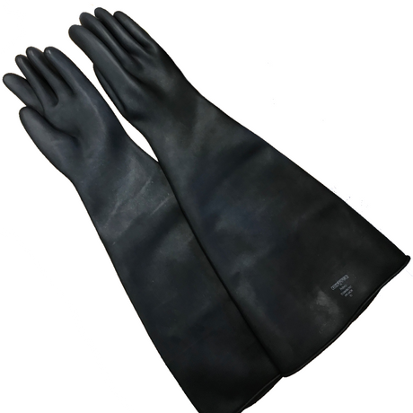 Polyco Chemprotec Heavyweight 66cm Chemical Resistant Gauntlets Natural Rubber