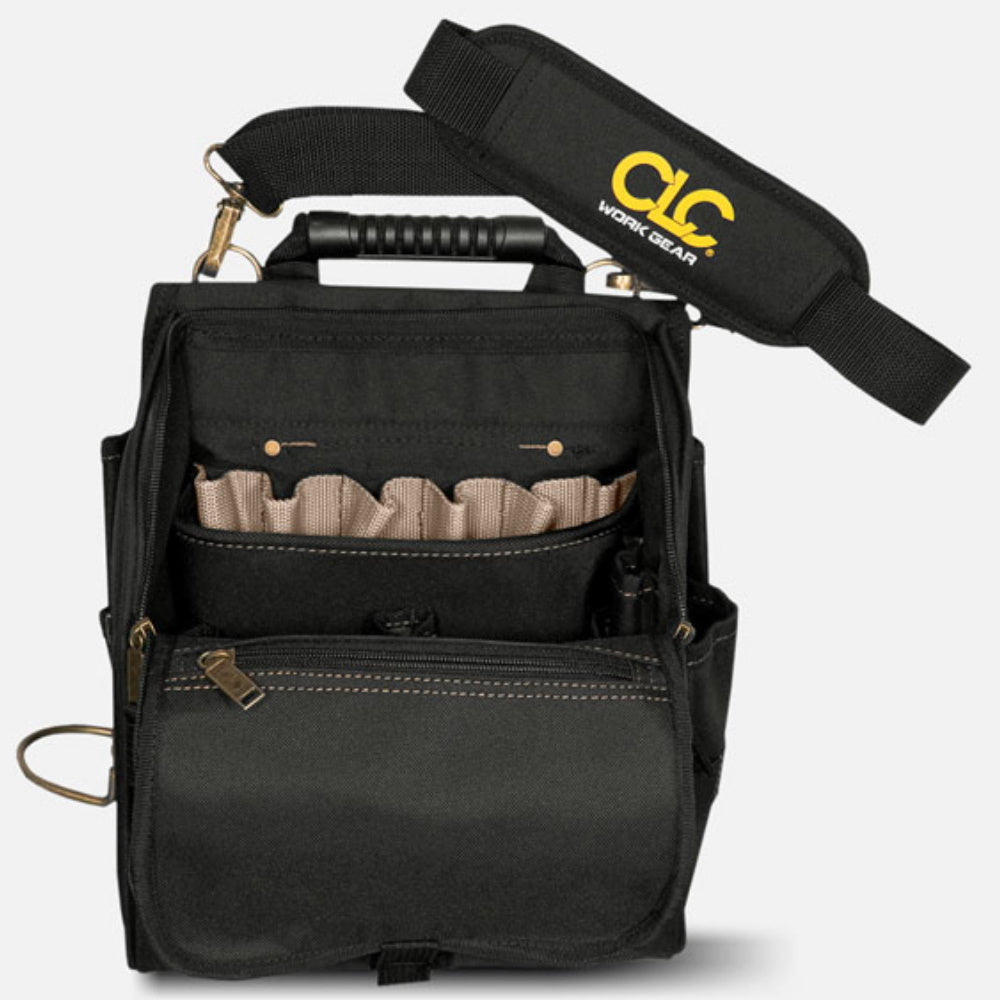 CLC Workgear Zipped Shoulder Tool Carry Bag Electrician's Pouch