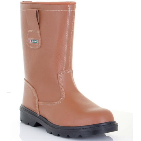 Unlined Rigger Safety Boot Steel Midsole Click