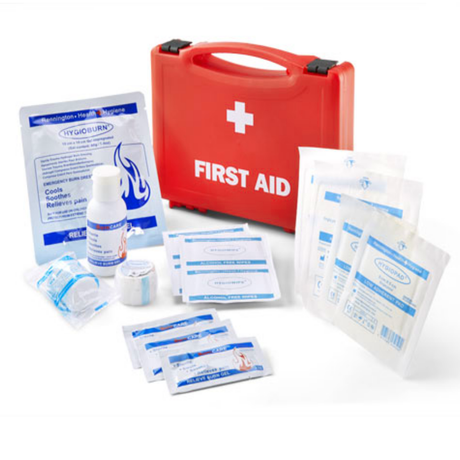 Click Burns Care Kit Red Case First Aid Burns Treatment Kit