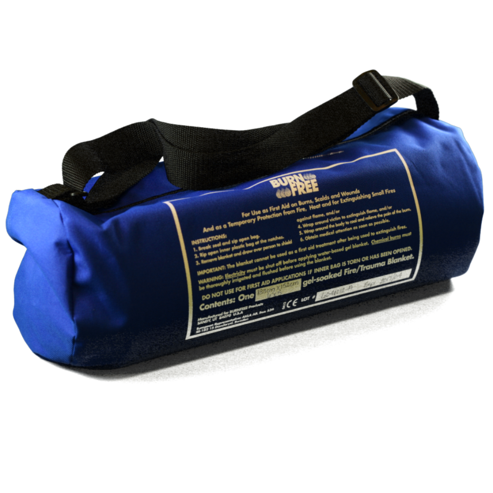 Burn Free Burn Trauma Blanket 183 x 152cm Virgin Wool Gel Emergency Medical