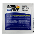Burn Free Burns Dressing 10x10cm Sterile Hydrogel First Aid