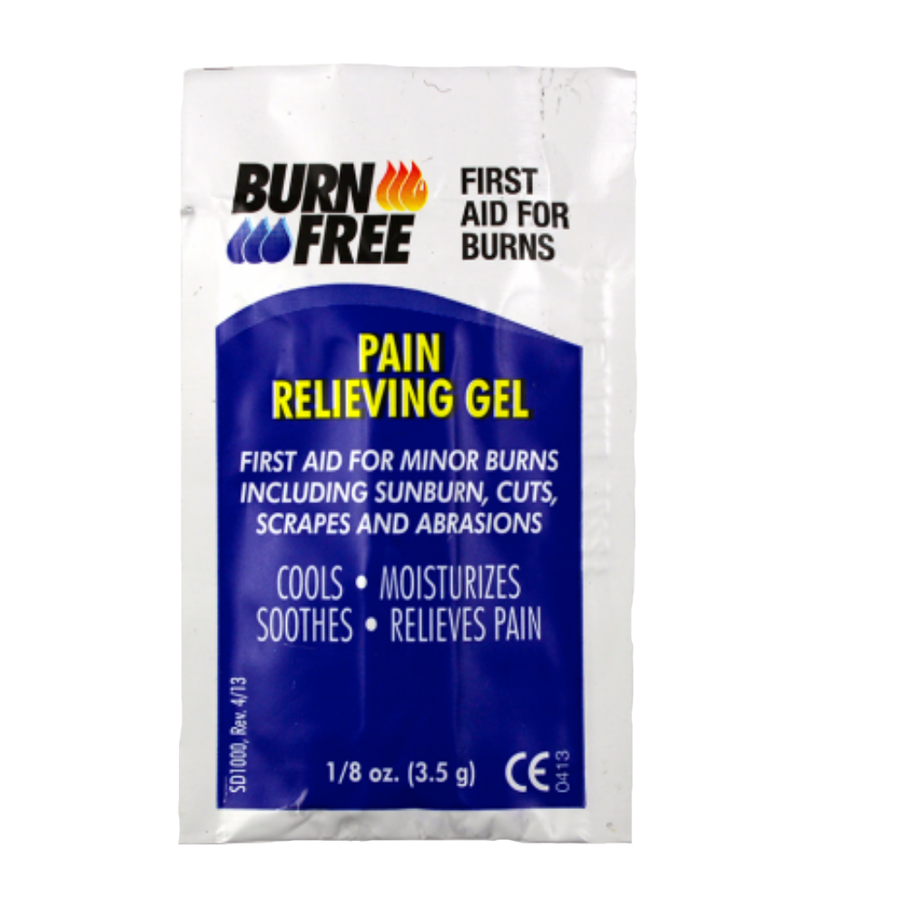 Burn Free Burns Gel Sachets Medical-Grade Hydrogel First Aid
