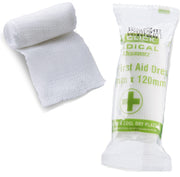 HSE Medium 12 x 12 cm First Aid Dressing x 10