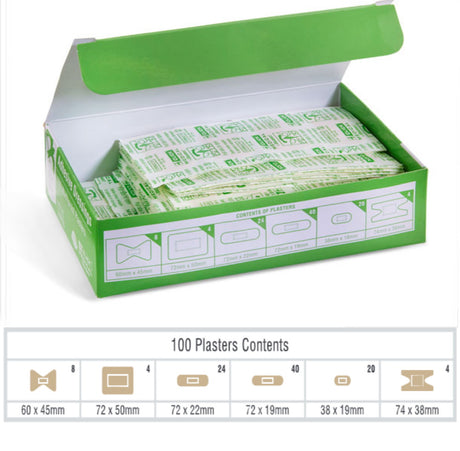 Click Medical Waterproof Plasters Assorted x100 Food Safe