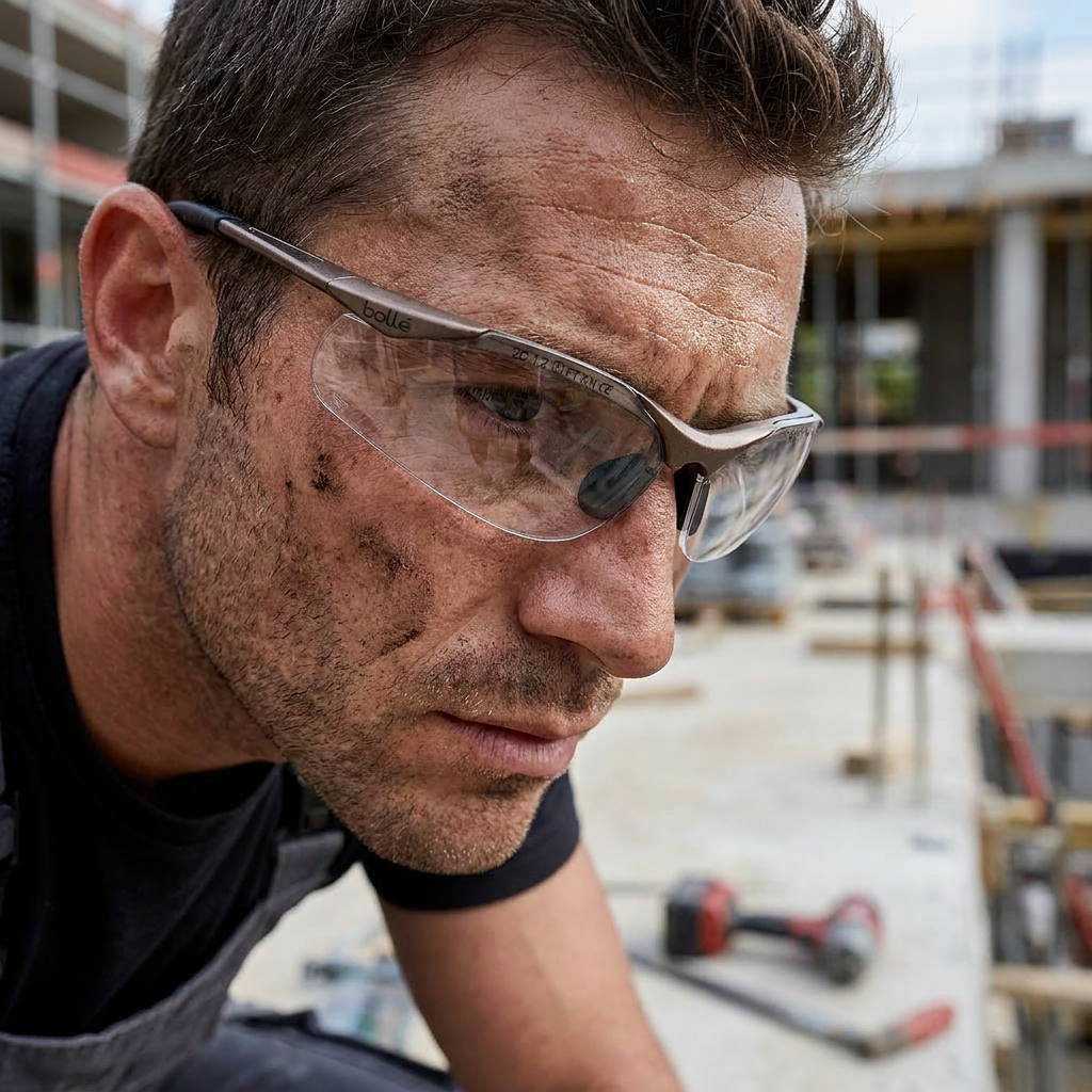 Bolle Contour II Safety Glasses Clear Anti-Fog