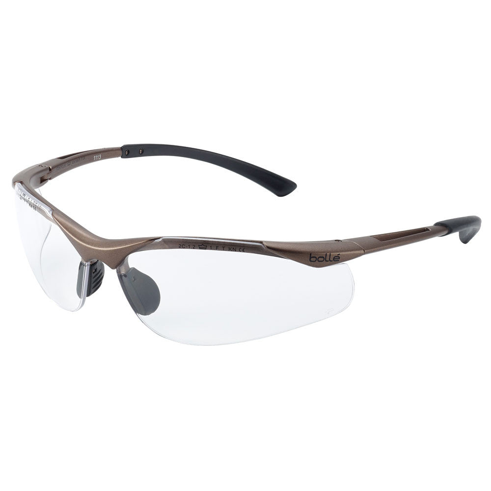 Bolle Contour II Safety Glasses Clear Anti-Fog