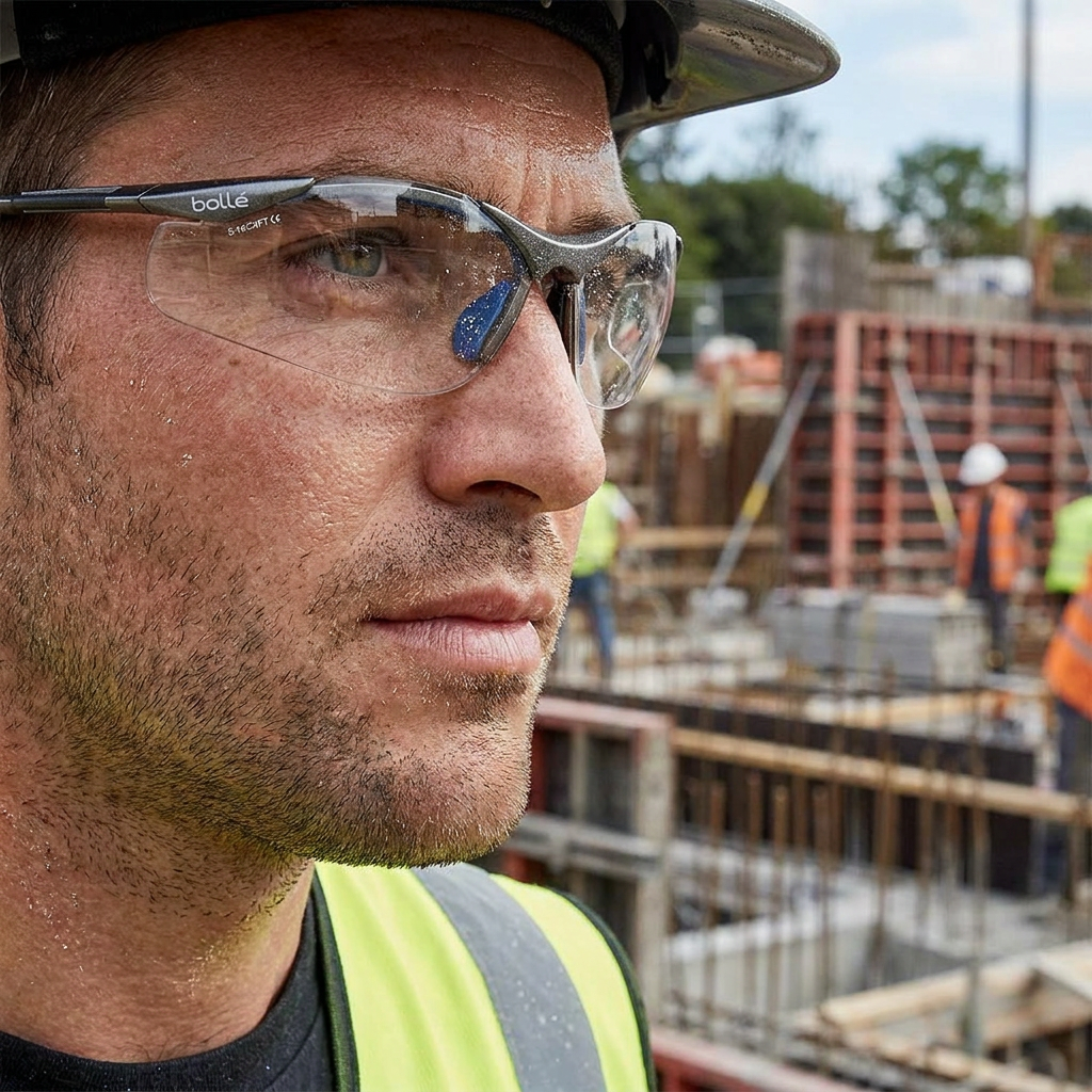 Bolle Contour II Safety Glasses ESP Anti-Glare