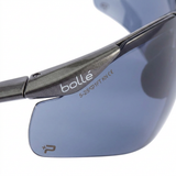 Bolle Contour II Safety Glasses Smoke Platinum