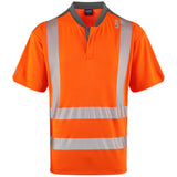 Leo Workwear Hi Vis T-Shirt COOLMAX Yellow or Orange ISO 20471