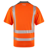 Leo Workwear Hi Vis T-Shirt COOLMAX Yellow or Orange ISO 20471