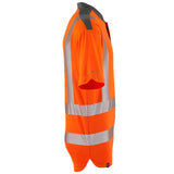 Leo Workwear Hi Vis T-Shirt COOLMAX Yellow or Orange ISO 20471