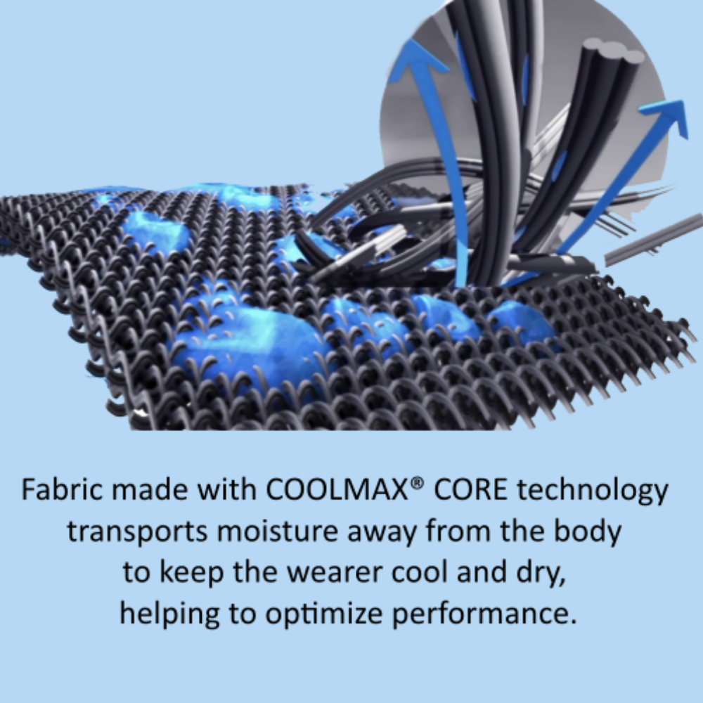 COOLMAX® Wicking Nitrile Palm Coated  Work Gloves