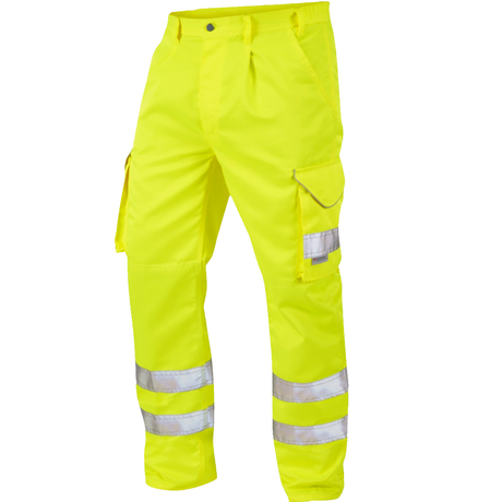 Leo Bideford Hi Vis Work Trousers Class 1 Work Pants