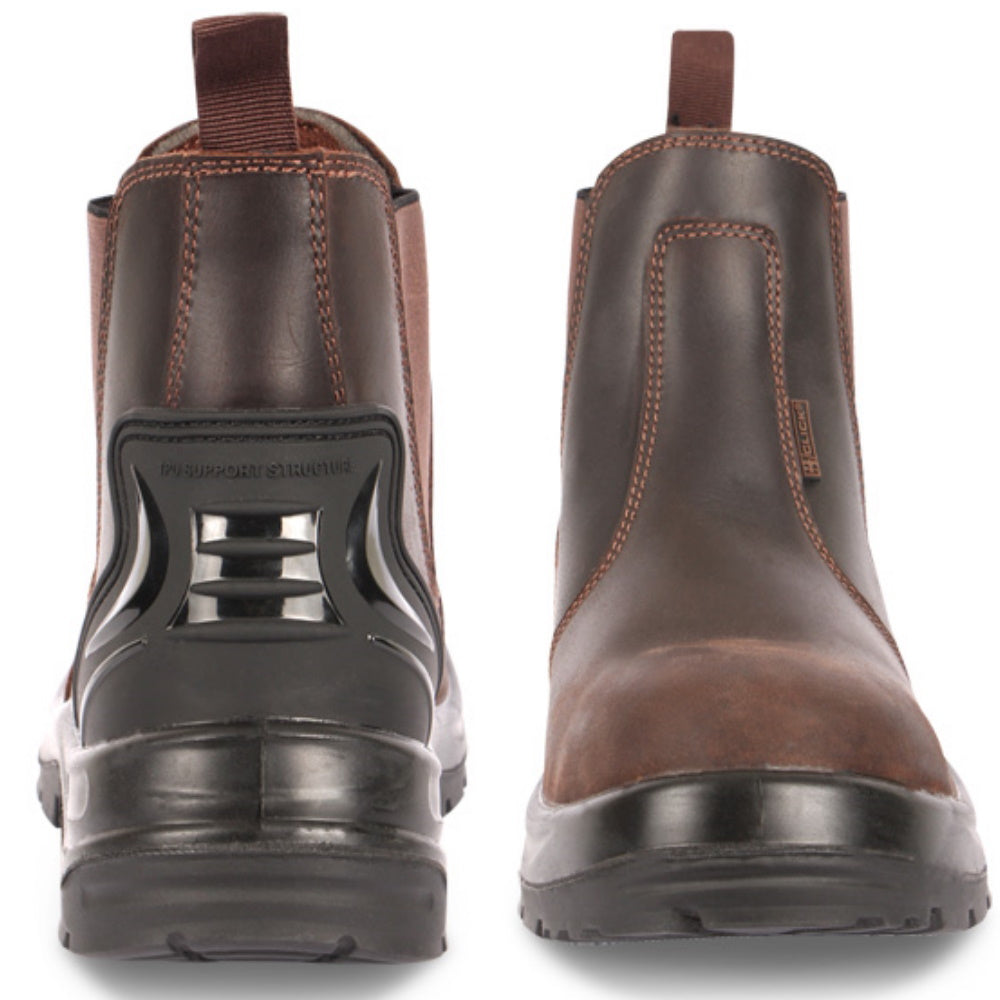 Beeswift Safety Dealer Boot Brown Leather S3 SRC Steel Toe