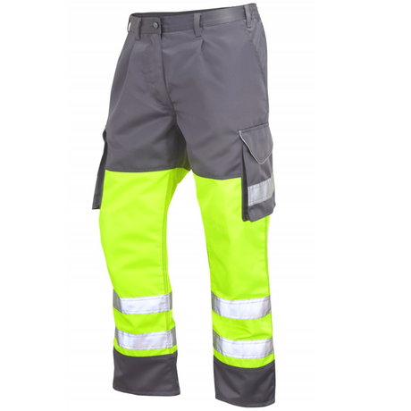 Leo Bideford Hi Vis Work Trousers 3M Reflective Work Pants