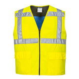 Portwest CV02 Hi-Vis Cooling Vest Evaporative Technology Heat Stress Protection