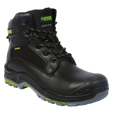 Apache Black Metal Free Waterproof Safety Boot S3 WR HRO SRC