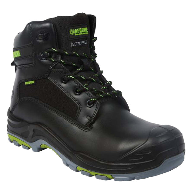 Apache Black Metal Free Waterproof Safety Boot S3 WR HRO SRC