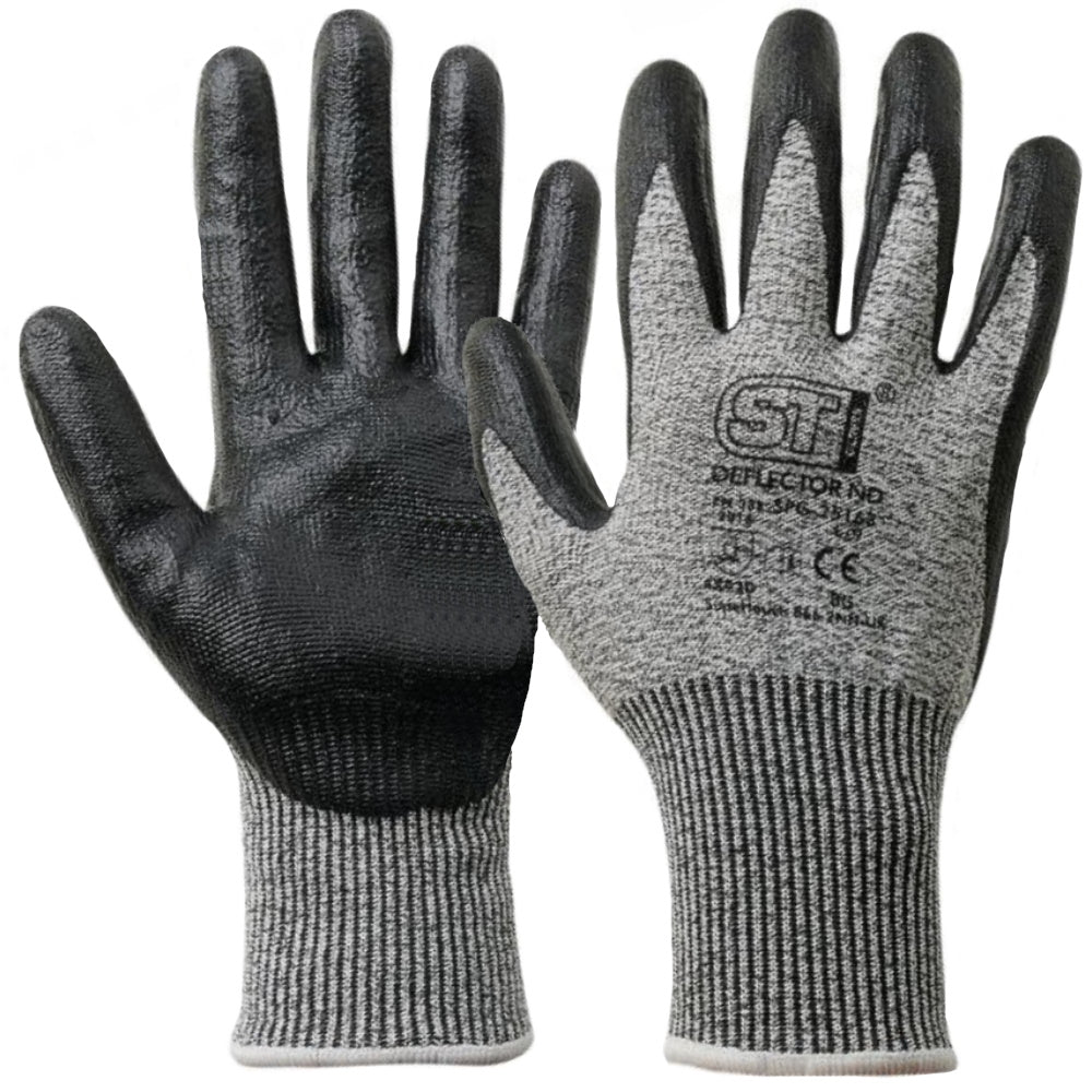 Supertouch Deflector ND Cut Level D Gloves HPPE Steel Fiber Safety Gloves