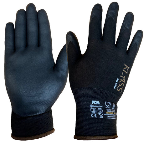 Klass Water Based PU Work Gloves Silicone Free Food Safe