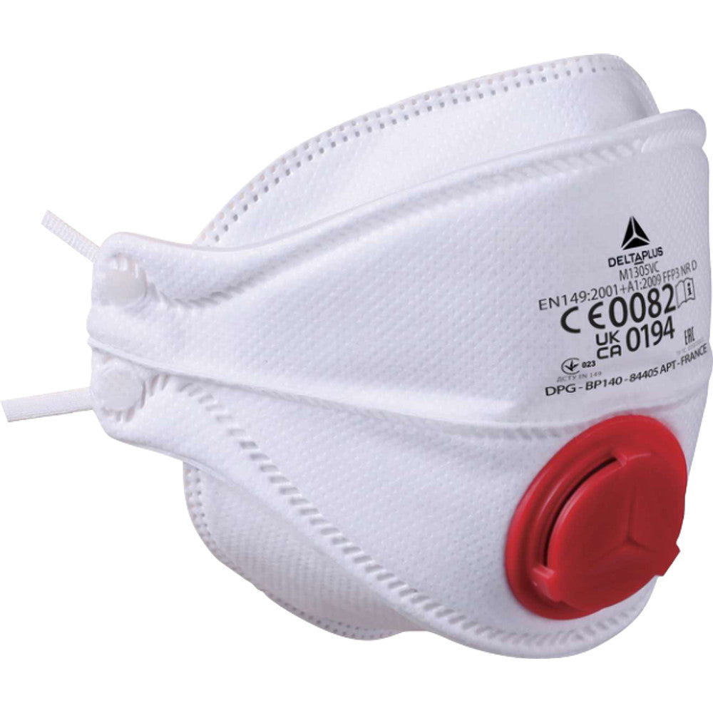 Delta Plus M1305V FFP3 Mask Valved Box of 10