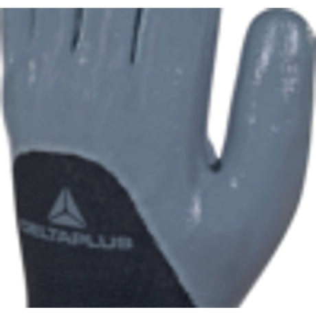 Delta Plus Waterproof Nitrile Gloves Oily Grip 3/4 Coat