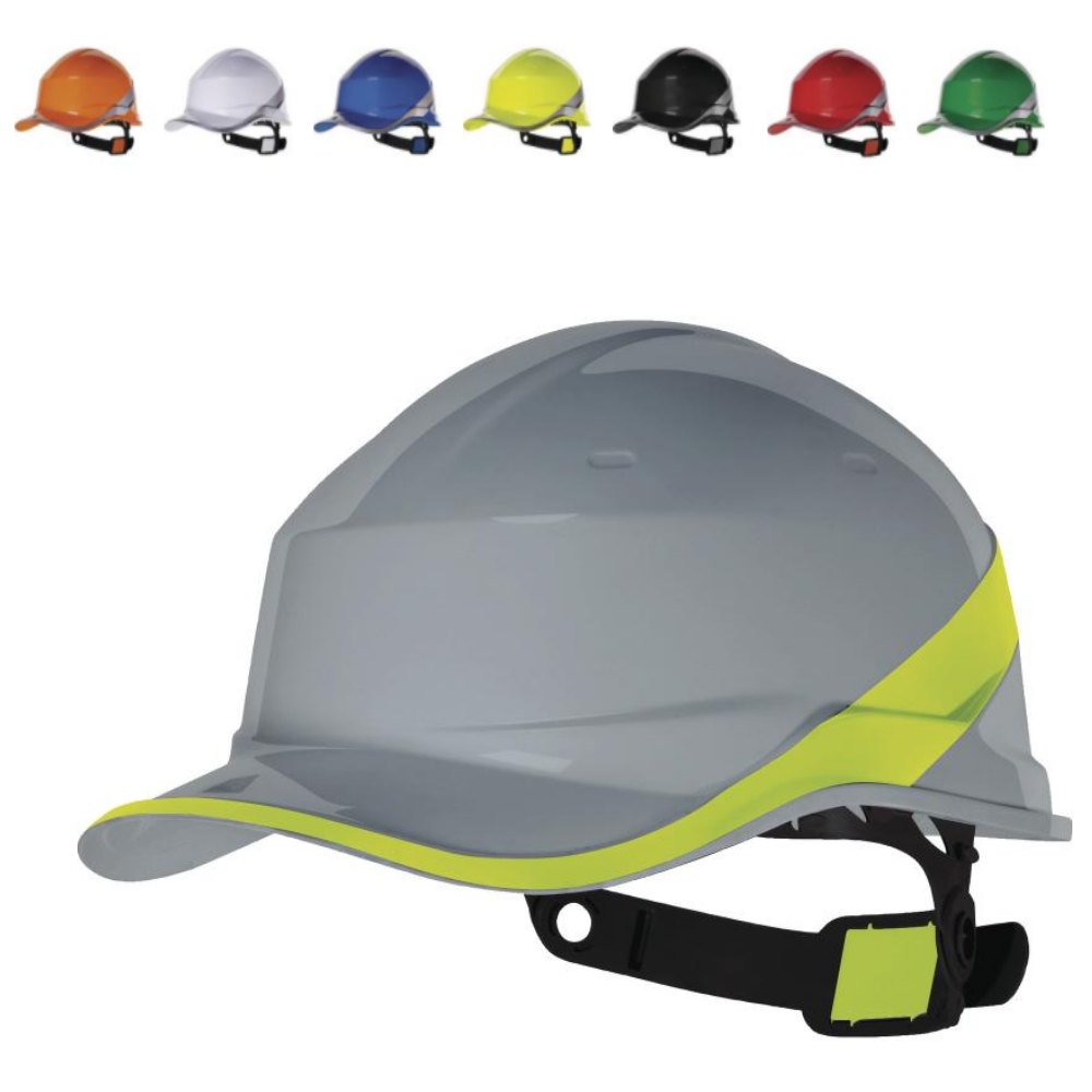 Baseball Cap Safety Helmet 8 Point Harness Push Button Easy Adjust