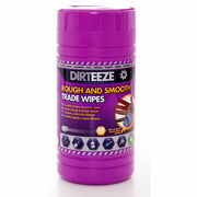 Dirteeze Rough and Smooth Trade Wipes Tub x 80