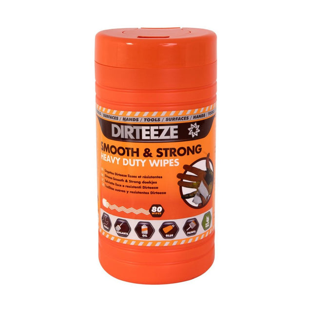 Dirteeze Smooth & Strong Wipes Pre-Moistened