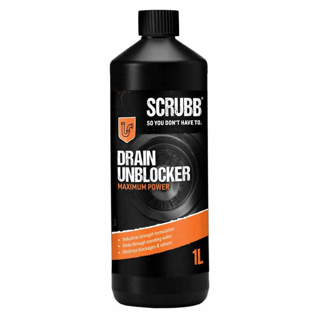 Scrubb B13 Industrial Strength Drain Unblocker 1L