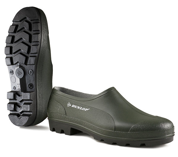 Dunlop Non-Safety Wellie Shoe White or Green Food Industry Footwear