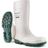 Dunlop Work-It Safety Wellington White S4 Steel Toe Cap PVC Boot