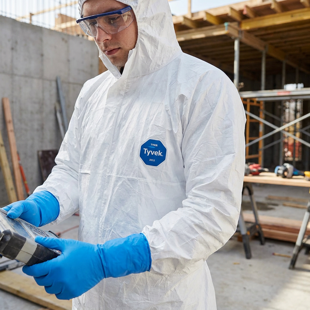 DuPont Tyvek 500 Xpert Hooded Coverall Type 5/6B