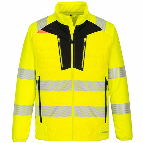 Portwest DX473 Hi Vis Baffle Jacket Body-Mapped Insulation High Visibility Workwear