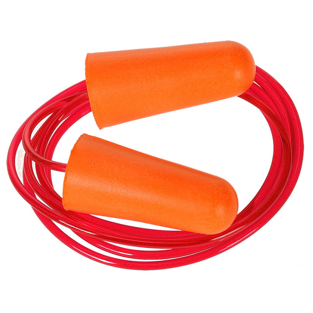 Corded Disposable PU Ear Plugs Comfort Fit SNR 33dB x 200