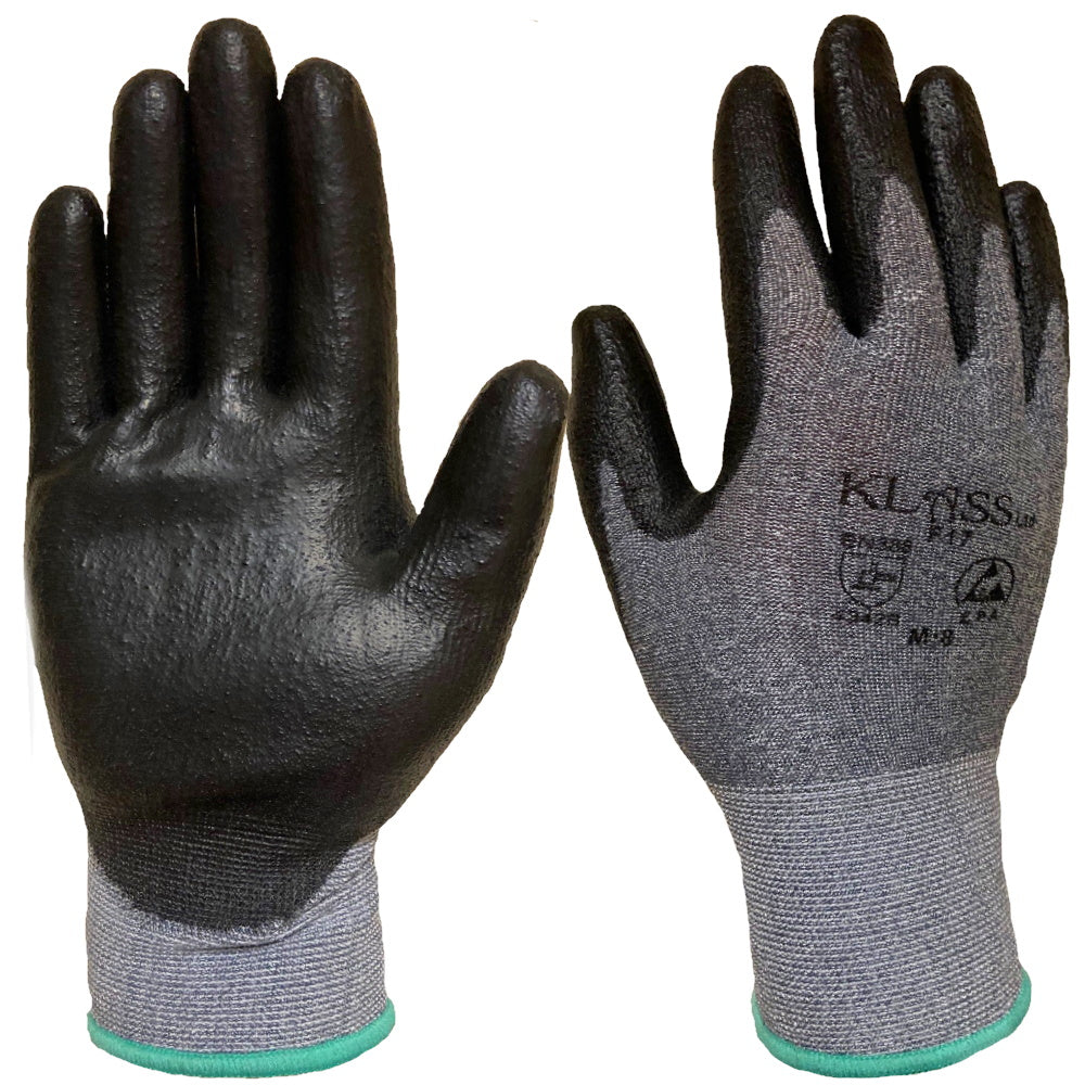 Klass Cut B Gloves 18 Gauge PU Coated Work Gloves