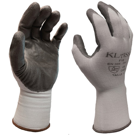 END OF LINE Ultra Lightweight 18 gauge Cut 3 PU Palm on Tsunooga Liner Klass Gloves 2341