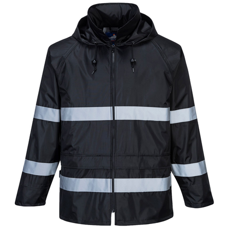 Iona Lightweight Waterproof Jacket with Reflective Strips EN343 Class 3