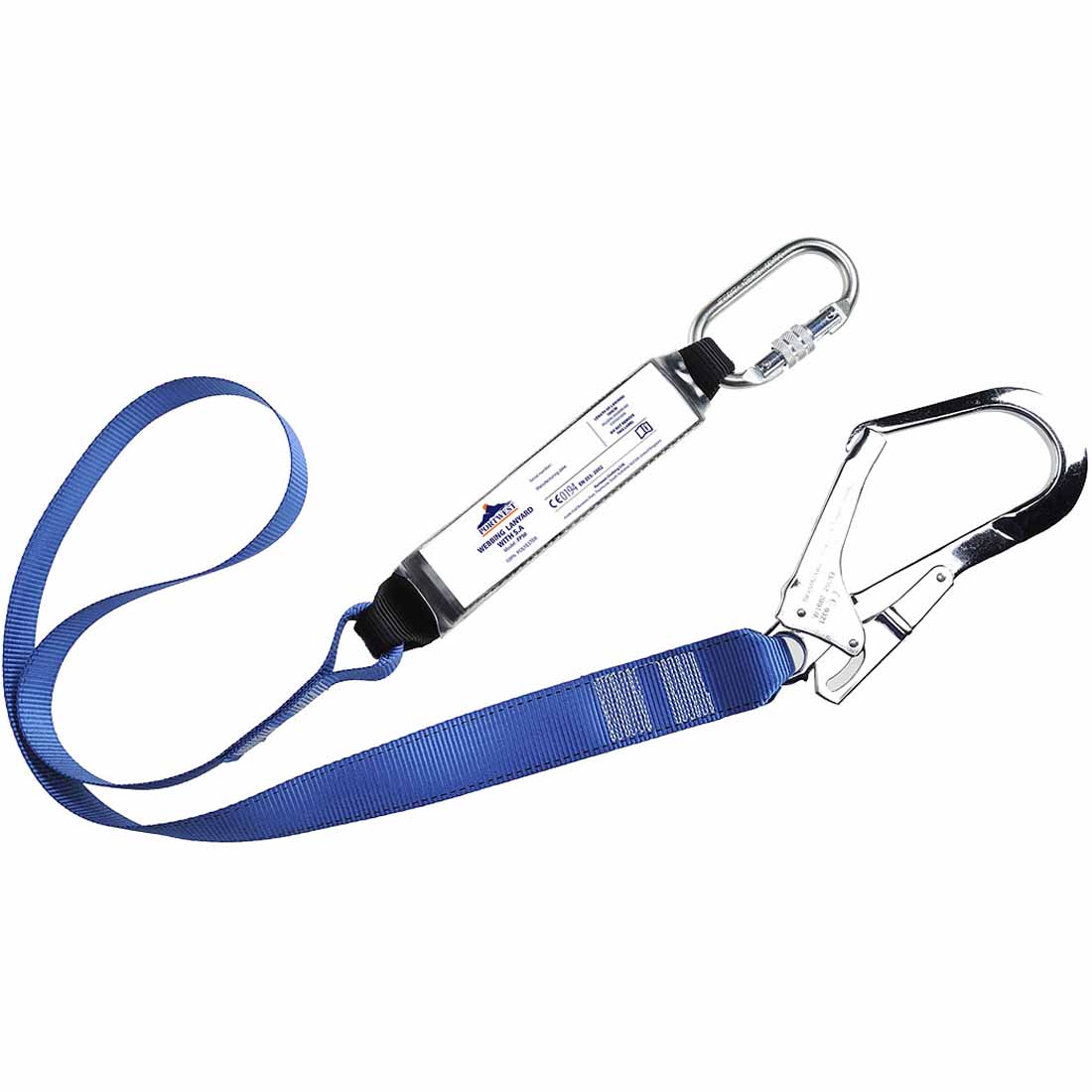 Single Webbing 1.8m Lanyard With Shock Absorber